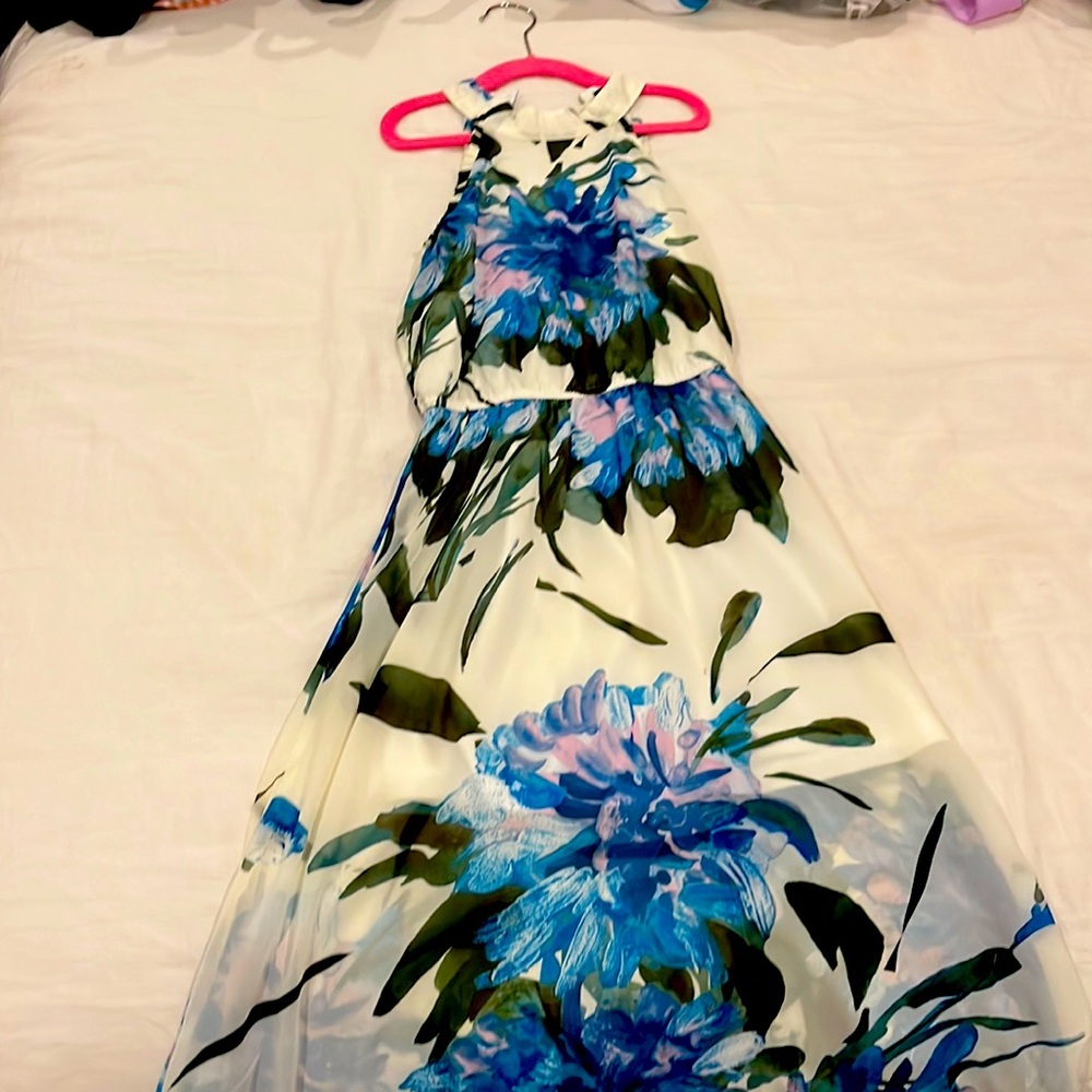 Long floral dress